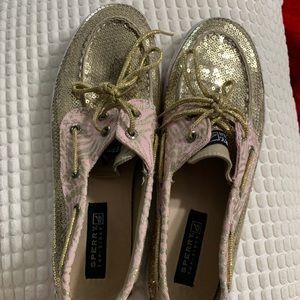 Speedy top-sider shoes- WORN ONCE LIKE NEW